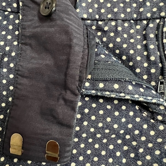 Outback Red Women’s Navy with White Polka Dots Shorts Size 6 - Picture 10 of 12